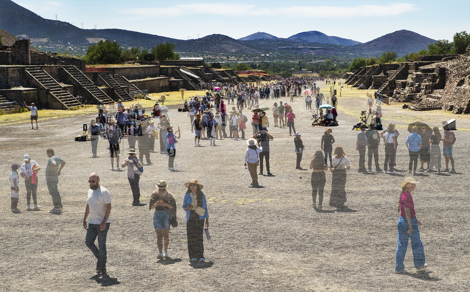 Avenida de los Muertos, Teotihuacán, 2024